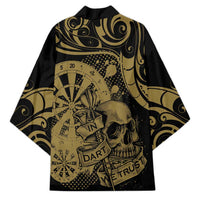 New Zealand Darts Kimono Skull In Dart We Trust Maori Pattern LT14 - Polynesian Pride