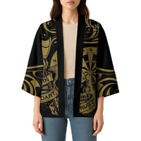 New Zealand Darts Kimono Skull In Dart We Trust Maori Pattern LT14 - Polynesian Pride