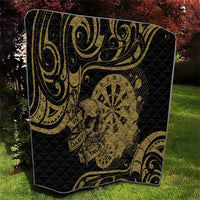 New Zealand Darts Quilt Skull In Dart We Trust Maori Pattern LT14 - Polynesian Pride