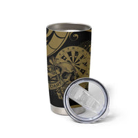 New Zealand Darts Tumbler Cup Skull In Dart We Trust Maori Pattern LT14 - Polynesian Pride