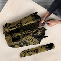 New Zealand Darts Umbrella Skull In Dart We Trust Maori Pattern LT14 - Polynesian Pride