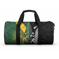 New Zealand and South Africa Rugby Duffle Bag Ultimate Rivalry All Black Springboks LT14 One size Multicolor - Polynesian Pride