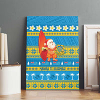 Tuvalu Christmas Canvas Wall Art Cute Santa Manuia te Kilisimasi LT14 - Polynesian Pride