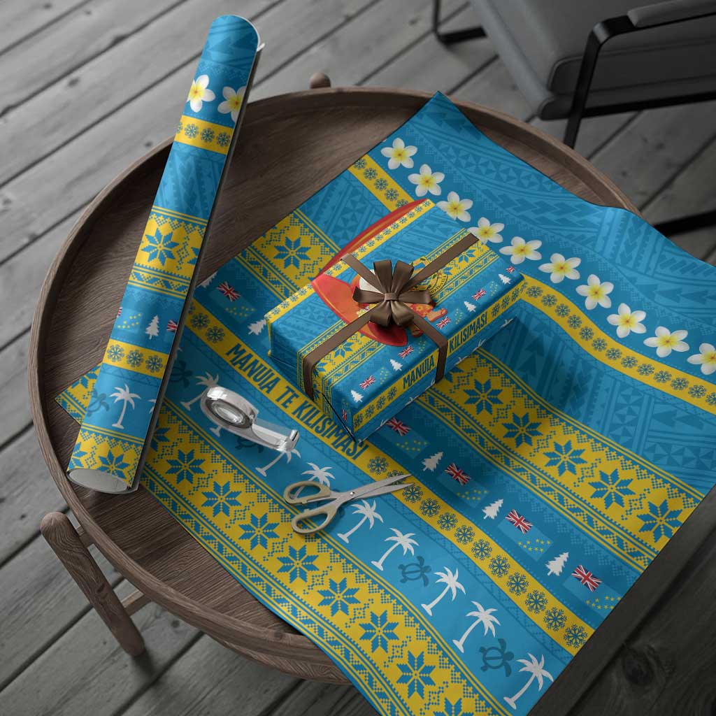 Tuvalu Christmas Wrapping Paper Cute Santa Manuia te Kilisimasi LT14 - Polynesian Pride