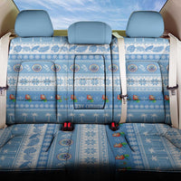 FSM Christmas Back Car Seat Cover Merry Xmas Federated States of Micronesia LT14 One Size Blue - Polynesian Pride