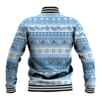 FSM Christmas Baseball Jacket Merry Xmas Federated States of Micronesia LT14 - Polynesian Pride