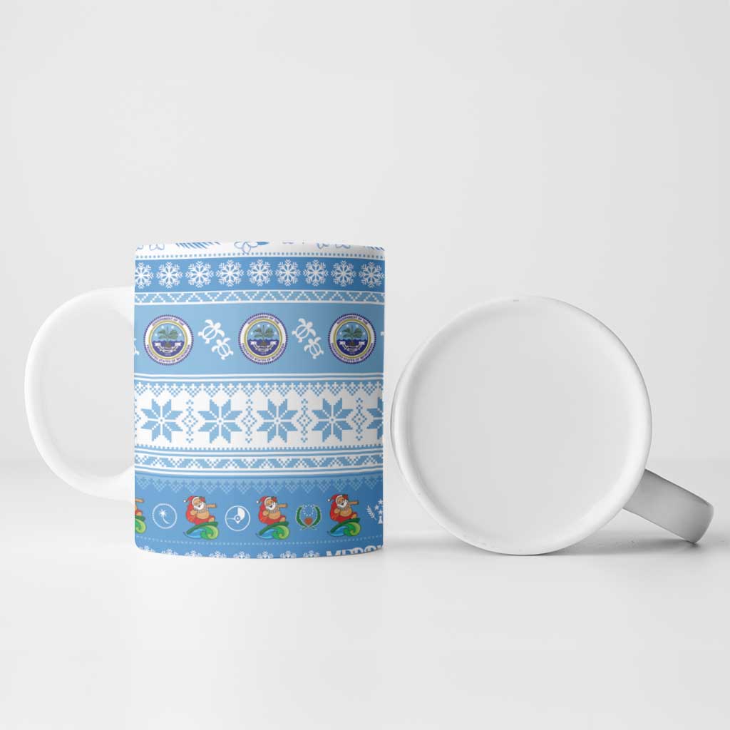 FSM Christmas Ceramic Mug Merry Xmas Federated States of Micronesia LT14 - Polynesian Pride