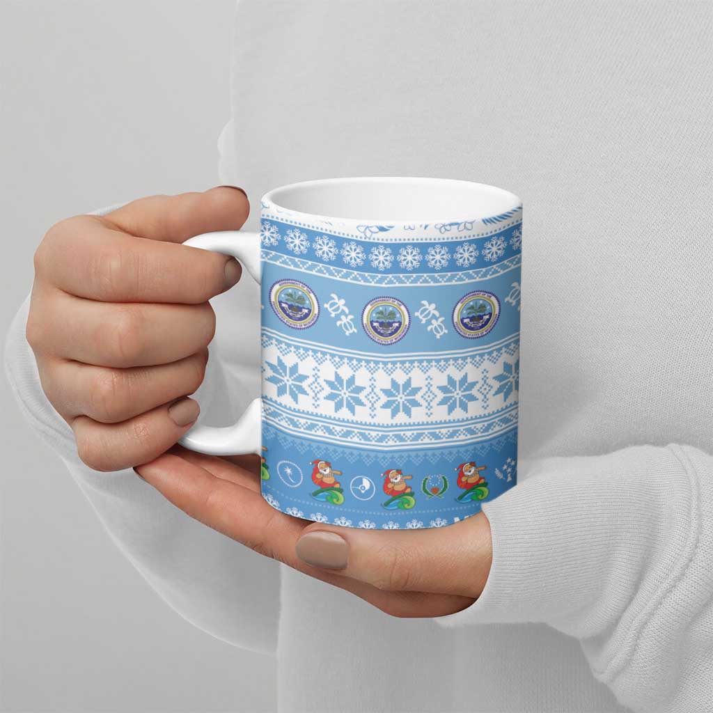 FSM Christmas Ceramic Mug Merry Xmas Federated States of Micronesia LT14 - Polynesian Pride