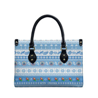 FSM Christmas Leather Bag Merry Xmas Federated States of Micronesia LT14 - Polynesian Pride