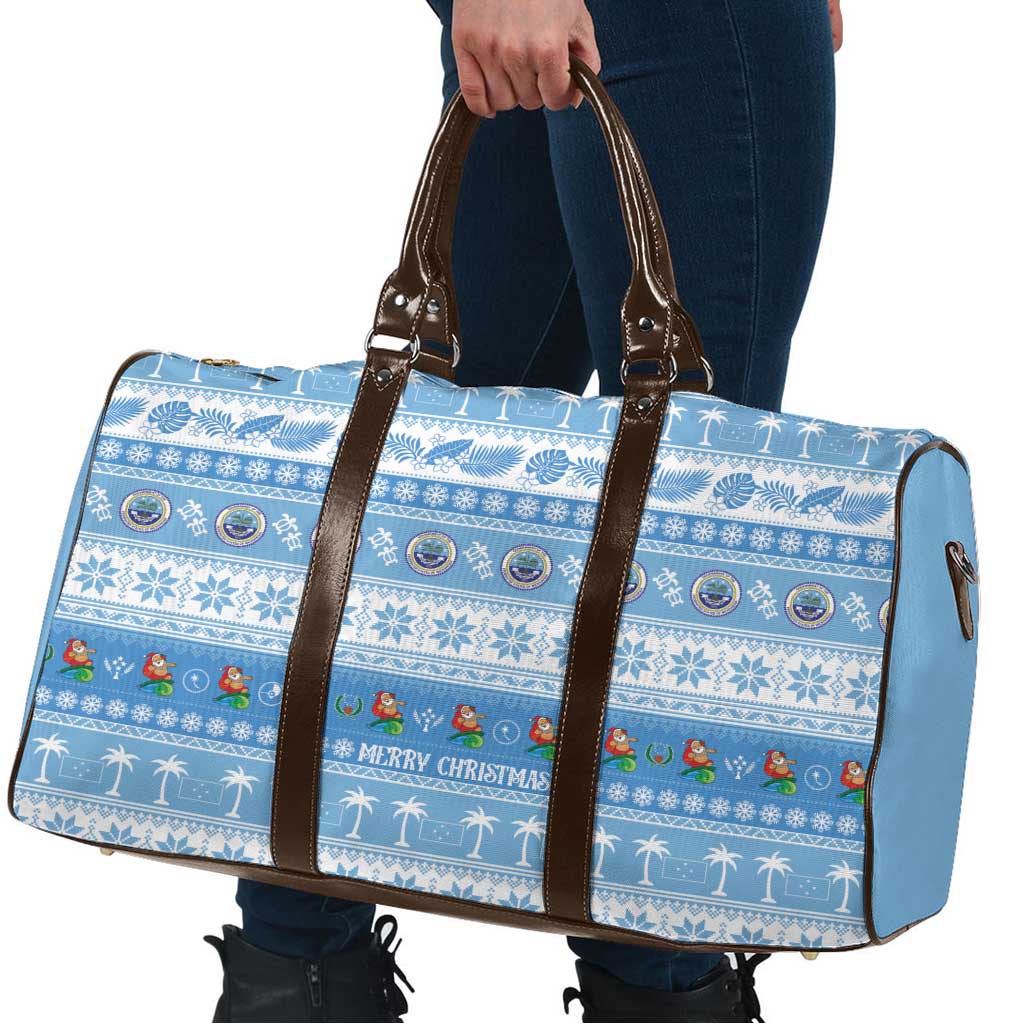 FSM Christmas Travel Bag Merry Xmas Federated States of Micronesia LT14 - Polynesian Pride