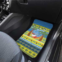 Palau Christmas Car Mats Chilling Santa Ungil Kurismas LT14 - Polynesian Pride