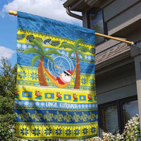 Palau Christmas Garden Flag Chilling Santa Ungil Kurismas LT14 - Polynesian Pride