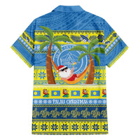 Palau Christmas Hawaiian Shirt Chilling Santa Ungil Kurismas LT14 - Polynesian Pride
