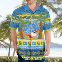 Palau Christmas Hawaiian Shirt Chilling Santa Ungil Kurismas LT14 - Polynesian Pride