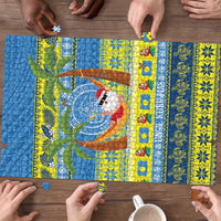Palau Christmas Puzzle Chilling Santa Ungil Kurismas LT14 - Polynesian Pride