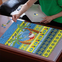 Palau Christmas Puzzle Chilling Santa Ungil Kurismas LT14 - Polynesian Pride