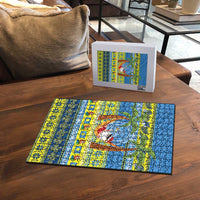 Palau Christmas Puzzle Chilling Santa Ungil Kurismas LT14 - Polynesian Pride
