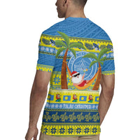 Palau Christmas Rugby Jersey Chilling Santa Ungil Kurismas LT14 - Polynesian Pride