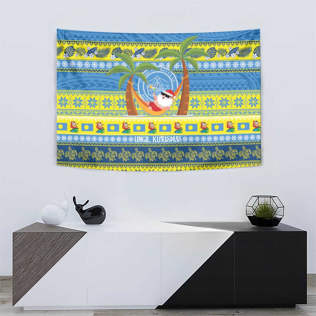 Palau Christmas Tapestry Chilling Santa Ungil Kurismas LT14 - Polynesian Pride