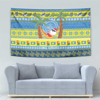 Palau Christmas Tapestry Chilling Santa Ungil Kurismas LT14 - Polynesian Pride