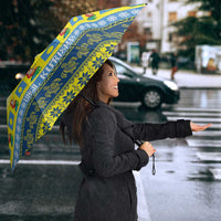 Palau Christmas Umbrella Chilling Santa Ungil Kurismas LT14 - Polynesian Pride