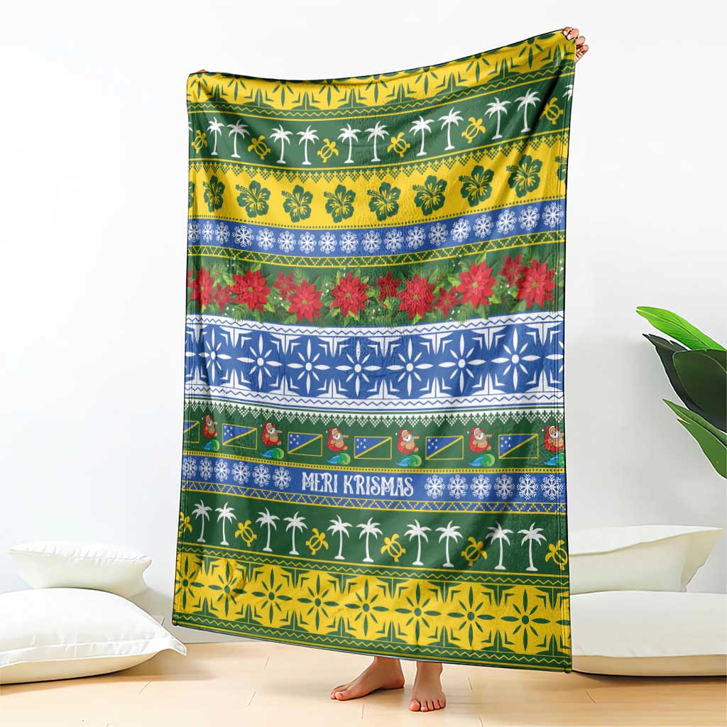 Solomon Islands Christmas Blanket The Solomons Melanesian Meri Krismas LT14 - Polynesian Pride