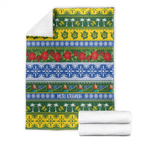 Solomon Islands Christmas Blanket The Solomons Melanesian Meri Krismas LT14 - Polynesian Pride