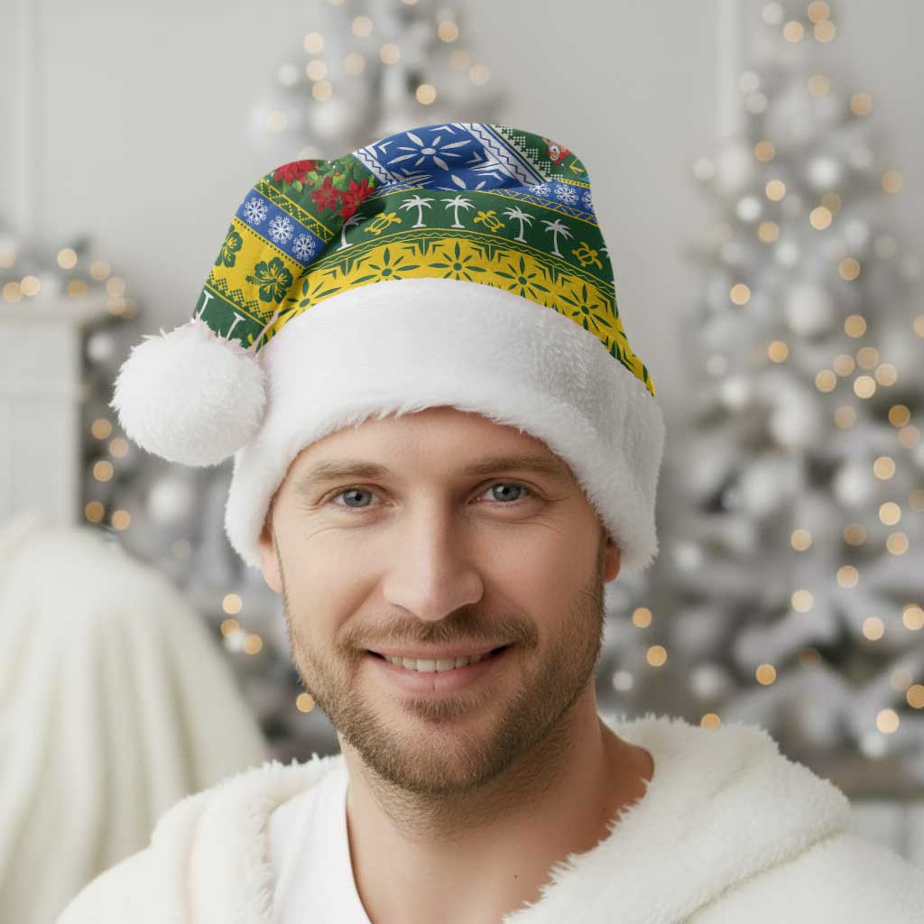 Solomon Islands Christmas Santa Hat The Solomons Melanesian Meri Krismas LT14 - Polynesian Pride