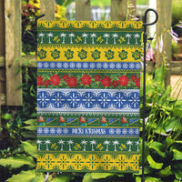 Solomon Islands Christmas Garden Flag The Solomons Melanesian Meri Krismas LT14 Garden Flag Green - Polynesian Pride