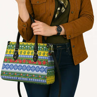 Solomon Islands Christmas Leather Bag The Solomons Melanesian Meri Krismas LT14 - Polynesian Pride