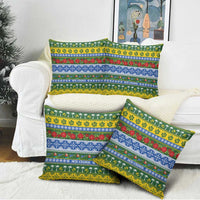 Solomon Islands Christmas Pillow Cover The Solomons Melanesian Meri Krismas LT14 - Polynesian Pride