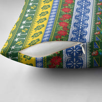 Solomon Islands Christmas Pillow Cover The Solomons Melanesian Meri Krismas LT14 - Polynesian Pride