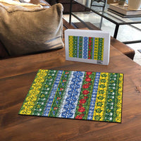 Solomon Islands Christmas Puzzle The Solomons Melanesian Meri Krismas LT14 - Polynesian Pride