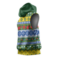 Solomon Islands Christmas Sleeveless Hoodie The Solomons Melanesian Meri Krismas LT14 - Polynesian Pride