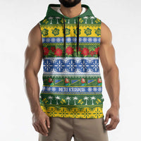 Solomon Islands Christmas Sleeveless Hoodie The Solomons Melanesian Meri Krismas LT14 - Polynesian Pride