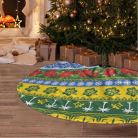 Solomon Islands Christmas Tree Skirt The Solomons Melanesian Meri Krismas LT14 - Polynesian Pride