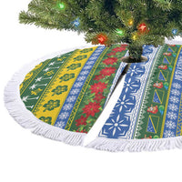 Solomon Islands Christmas Tree Skirt The Solomons Melanesian Meri Krismas LT14 - Polynesian Pride