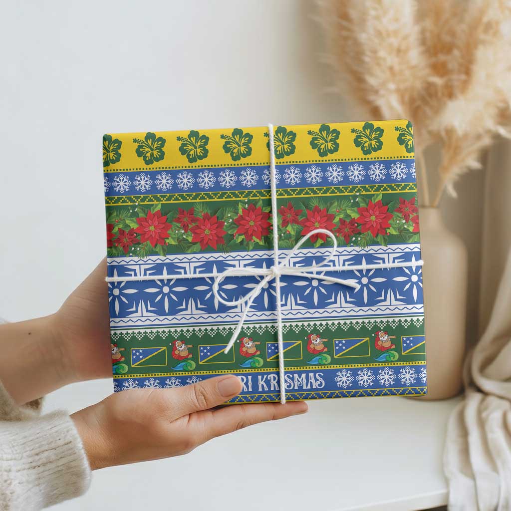 Solomon Islands Christmas Wrapping Paper The Solomons Melanesian Meri Krismas LT14 - Polynesian Pride