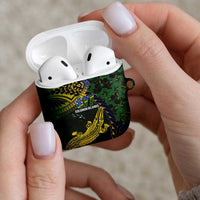 Solomon Islands AirPods Case 677 Proud Crocodile Melanesian Pattern LT14 - Polynesian Pride