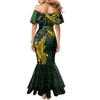 Solomon Islands Mermaid Dress 677 Proud Crocodile Melanesian Pattern LT14 - Polynesian Pride