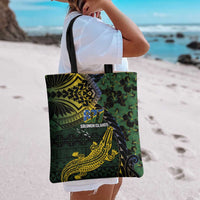 Solomon Islands Tote Bag 677 Proud Crocodile Melanesian Pattern LT14 - Polynesian Pride