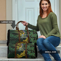 Solomon Islands Travel Bag 677 Proud Crocodile Melanesian Pattern LT14 - Polynesian Pride