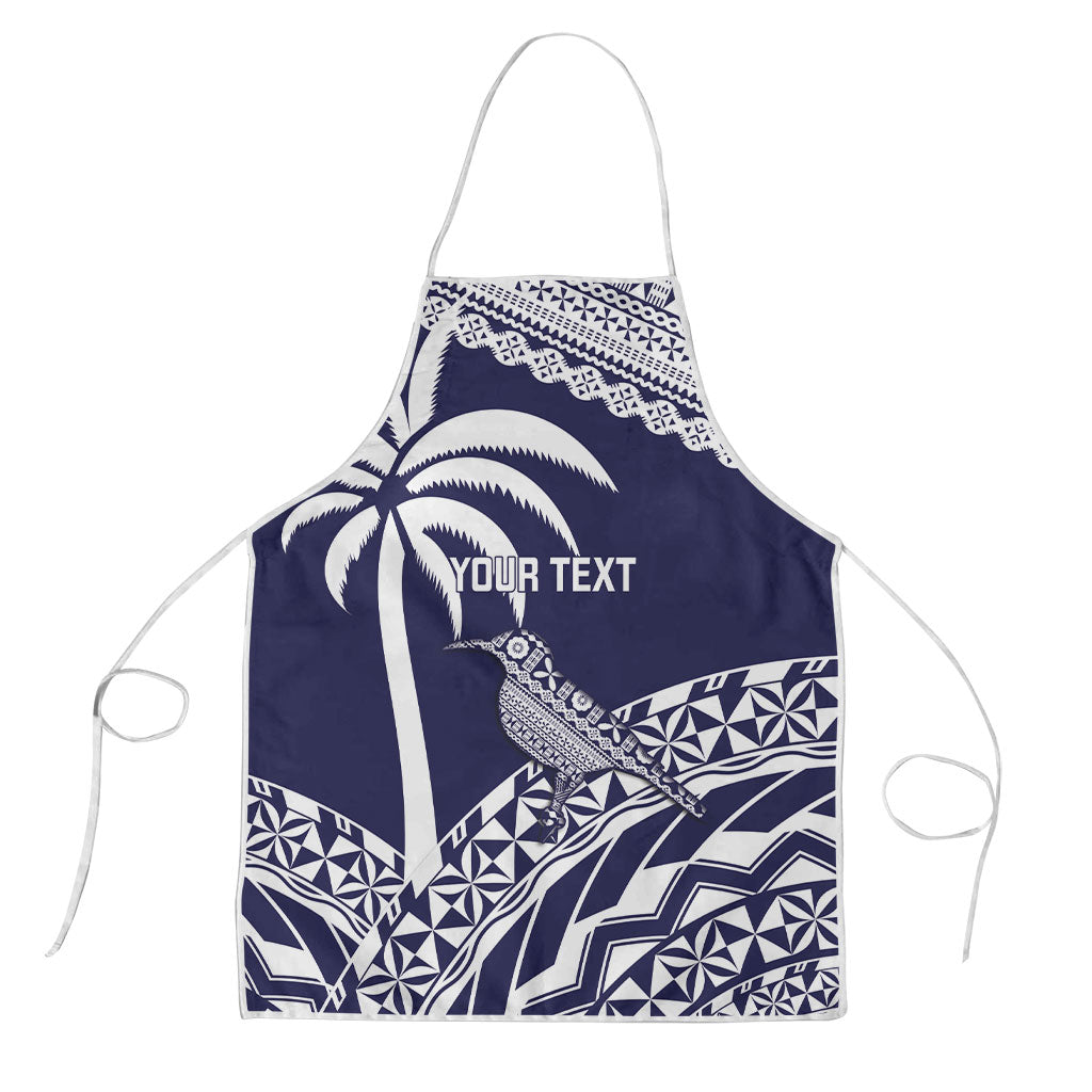 Nadi Fiji 2026 Rugby Custom Apron Kikau Fijian Tapa Pattern LT14 Navy Blue - Polynesian Pride