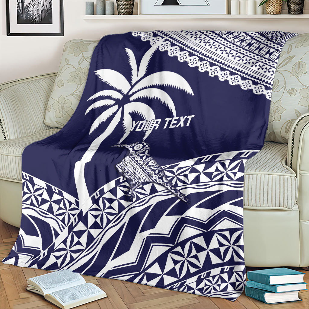 Nadi Fiji 2026 Rugby Custom Blanket Kikau Fijian Tapa Pattern LT14 - Polynesian Pride