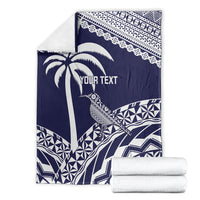 Nadi Fiji 2026 Rugby Custom Blanket Kikau Fijian Tapa Pattern LT14 - Polynesian Pride