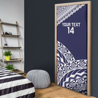 Nadi Fiji 2026 Rugby Custom Door Cover Kikau Fijian Tapa Pattern LT14 - Polynesian Pride