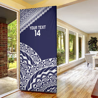 Nadi Fiji 2026 Rugby Custom Door Cover Kikau Fijian Tapa Pattern LT14 - Polynesian Pride