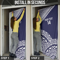 Nadi Fiji 2026 Rugby Custom Door Cover Kikau Fijian Tapa Pattern LT14 - Polynesian Pride