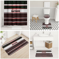 Naitasiri Fiji 2026 Rugby Bathroom Set Highland Warriors Fijian Tapa Pattern LT14 - Polynesian Pride