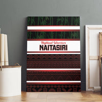 Naitasiri Fiji 2026 Rugby Canvas Wall Art Highland Warriors Fijian Tapa Pattern LT14 - Polynesian Pride